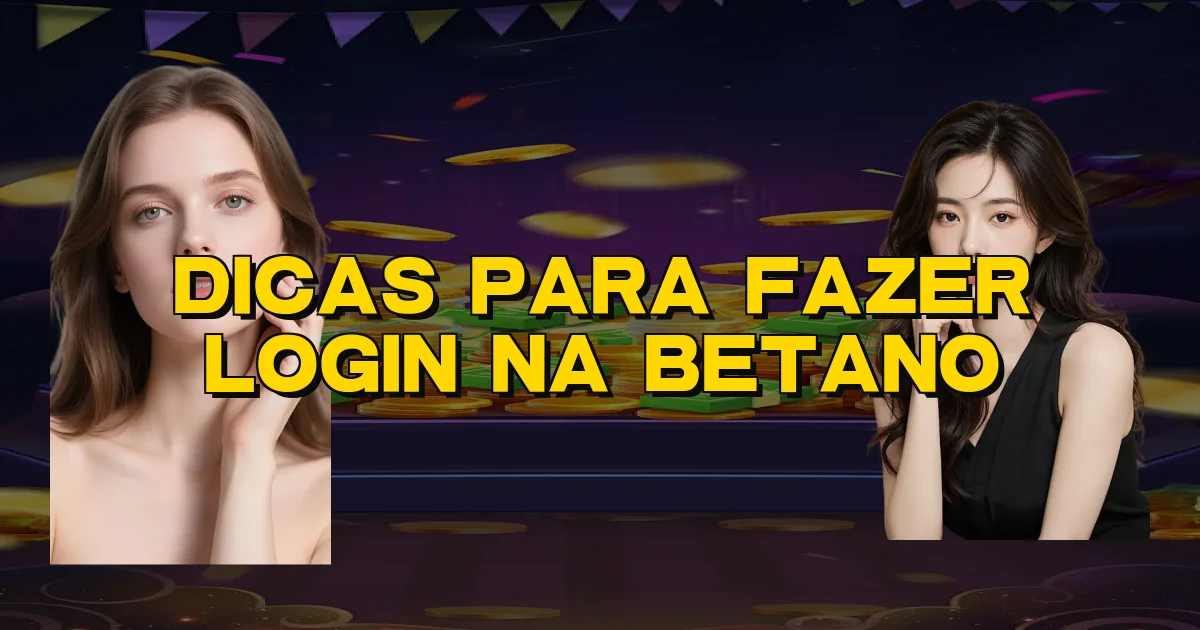 Dicas Para Fazer Login Na Betano Oficial